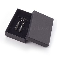 Natural Labradorite Dangle Earrings&nbsp;X-EJEW-JE02865-01