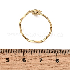 304 Stainless Steel Cuff Open Rings for Women&nbsp;GG-CBA7994-03G-09