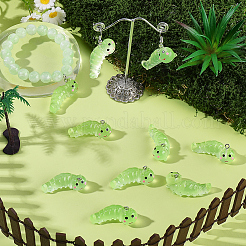 16Pcs Transparent Resin Pendants&nbsp;RESI-SP0001-63