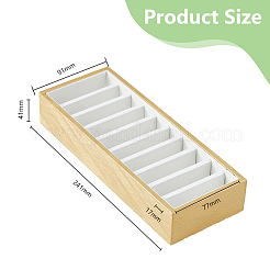 10-Slot PU Leather Bracelet Organizer Trays&nbsp;AJEW-WH0471-128B
