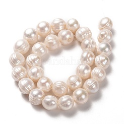 Natural Cultured Freshwater Pearl Beads Strands&nbsp;PEAR-L033-93