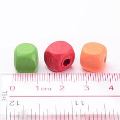 Dyed Natural Wood Beads&nbsp;X-WOOD-R249-063