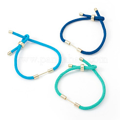 6Pcs 3 Colors Braided Nylon Cord Bracelet Making&nbsp;MAK-TA0001-27