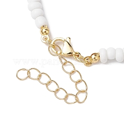 Bohemia Freshwater Shell Heart Pendant Necklaces&nbsp;NJEW-JN04774