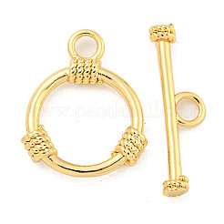Brass Toggle Clasps&nbsp;KK-A223-30G