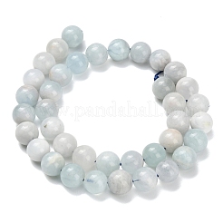 Natural Aquamarine Beads Strands&nbsp;G-F826-B01-10mm