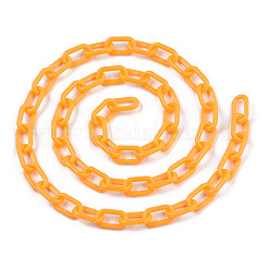 Handmade Opaque Acrylic Paperclip Chains&nbsp;X-KY-S166-002J