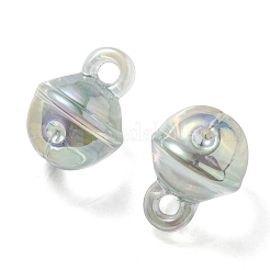 UV Plating Rainbow Iridescent Transparent Acrylic Pendant&nbsp;OACR-P010-06A