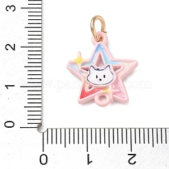 Alloy Enamel Connector Charms&nbsp;AL-CBA68FA-06G