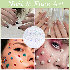Resin Cabochons&nbsp;RESI-WH0029-14G