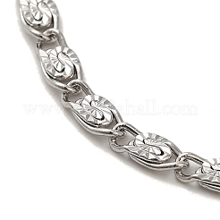 304 Stainless Steel Lumachina Chain Bracelets&nbsp;BJEW-C079-01A-P