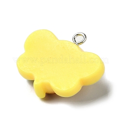 Bee Theme Opaque Resin Pendants&nbsp;X-RESI-G081-03E