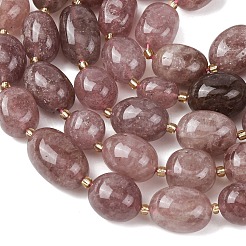Natural Strawberry Quartz Beads Strands&nbsp;G-G453-D07-01
