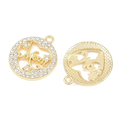 Alloy with Crystal Rhinestone Pendants&nbsp;FIND-C095-07G
