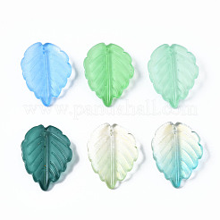 Spray Painted Glass Pendants&nbsp;GLAA-N042-004