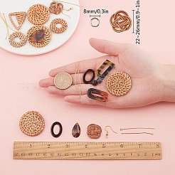 DIY Woven Style Earring Making Kits&nbsp;DIY-SC0001-58