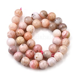 Natural Pink Opal Beads Strands&nbsp;G-L621-B13-10mm