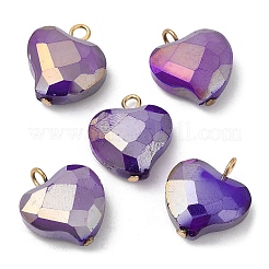 Imitation Jade Glass Pendants&nbsp;KK-Q777-01G-04