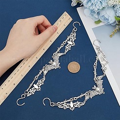 2Pcs Alloy Bat Shoes Chain&nbsp;AJEW-FG0004-50A