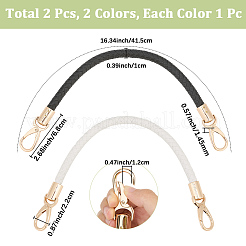 2Pcs 2 Colors PU Leather Bag Strap&nbsp;FIND-CL0001-07A