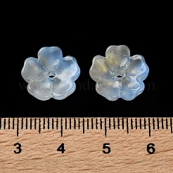 Dyed & Heated Gradient Color Glass Bead Cap&nbsp;GLAA-D307-01M