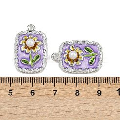 Alloy Enamel Pendants&nbsp;PALLOY-P311-01C-P