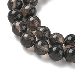 Natural Ice Obsidian Beads Strands&nbsp;G-P590-A03-8mm-02