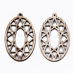 Unfinished Hollow Wood Big Pendants&nbsp;WOOD-N006-126