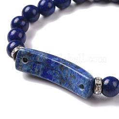 Natural Mixed Stone Beads Charm Bracelets&nbsp;BJEW-K164-B