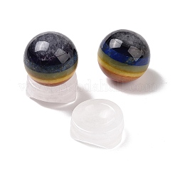 Chakra Round Natural Gemstone Display Decorations&nbsp;DJEW-G032-02M