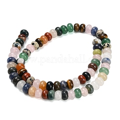 Natural Mixed Gemstone Beads Strands&nbsp;G-B189-A01-5x8mm