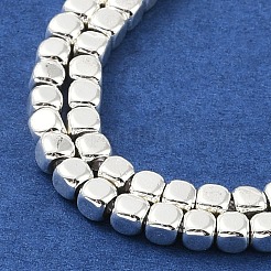 Electroplated Synthetic Non-Magnetic Hematite Beads Strands&nbsp;G-U003-07