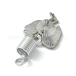 Alloy Enamel Rooster Braiding Hair Pendants Decoration Clips&nbsp;OHAR-JH00034