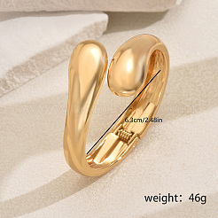 Elegant Teardrop Alloy Cuff Bangles&nbsp;WW3378-2