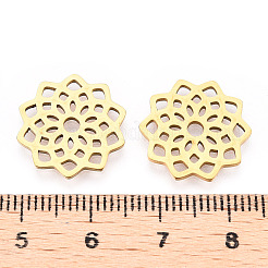 304 Stainless Steel Filigree Joiners Links&nbsp;STAS-T044-40G