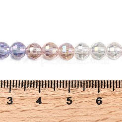 Electroplate Glass Beads Strands&nbsp;EGLA-D300-06-6mm-01