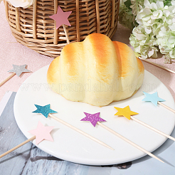 15 Sets 5 Styles Star Paper Cake Toppers&nbsp;FIND-CA0009-82