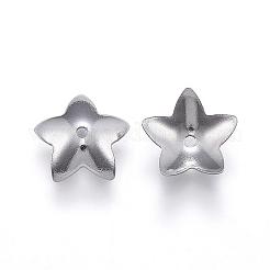 Tarnish Resistant 304 Stainless Steel Flower Bead Caps&nbsp;STAS-G124-28P