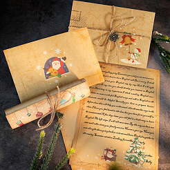 12 Sheets Stationery Paper and 6Pcs Envelope Set&nbsp;SCRA-PW0007-66A
