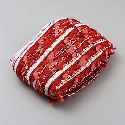 Ethnic Style Polyester Fringe Lace Trims&nbsp;SRIB-WH20020-021A