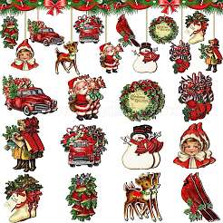 Christmas Theme Wood Pendants&nbsp;PW-WGE0E0C-01
