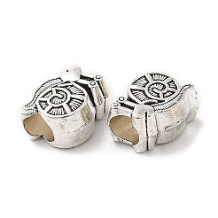 Tibetan Style Alloy European Beads&nbsp;X-PALLOY-I220-03AS