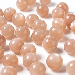100Pcs 8mm Grade AAA Natural Gemstone Sunstone Round Beads&nbsp;DIY-LS0002-56