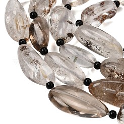 Natural Lodolite Quartz Beads Strands&nbsp;G-F820-M01-03