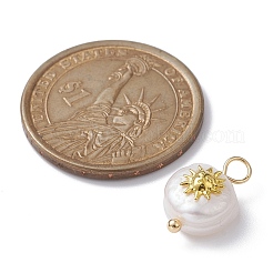 Natural Pearl Pendants&nbsp;PALLOY-JF02200