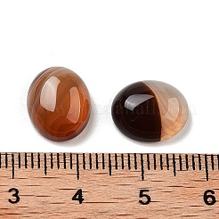 Dyed & Heated Natural Banded Agate Cabochons&nbsp;G-G145-01A-24