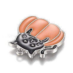 Autumn Theme Alloy Enamel Pendants&nbsp;ENAM-J649-06P-01