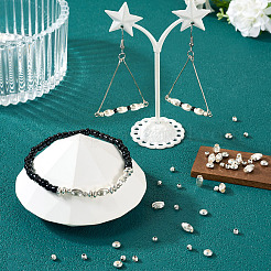 40Pcs 4 Style 925 Sterling Silver Corrugated Spacer Beads&nbsp;STER-TA0001-34