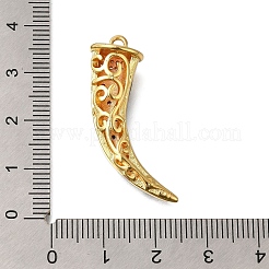 Rack Plating Brass Micro Pave Cubic Zirconia Pendants&nbsp;X-ZIRC-F142-18G