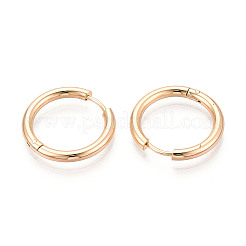 304 Stainless Steel Hoop Earrings&nbsp;X-EJEW-T048-24C-G